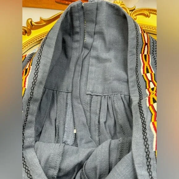 🆕 ISABEL MARANT ETOILE 🧿 NWOT Breeda Cotton Embroidered Mini Skirt -SZ 38 - Picture 11 of 16